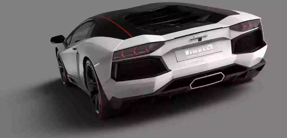 Lamborghini Aventador Pirelli hire in dubai 